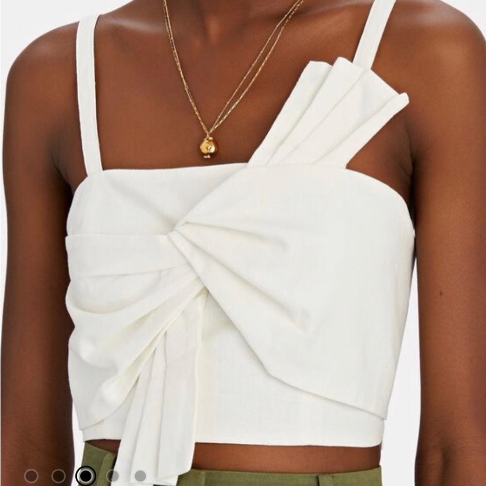 Farm Rio Twist Front Crop Top XS